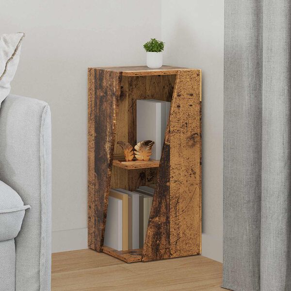 vidaXL K&uuml;ljerega shelf Vana puit 33 x 32 x 70,5 cm Tehispuit