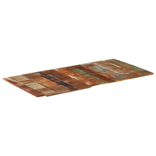 vidaXL ristk&uuml;likukujuline lauaplaat 60x120 cm 15&ndash;16 mm taastatud puit