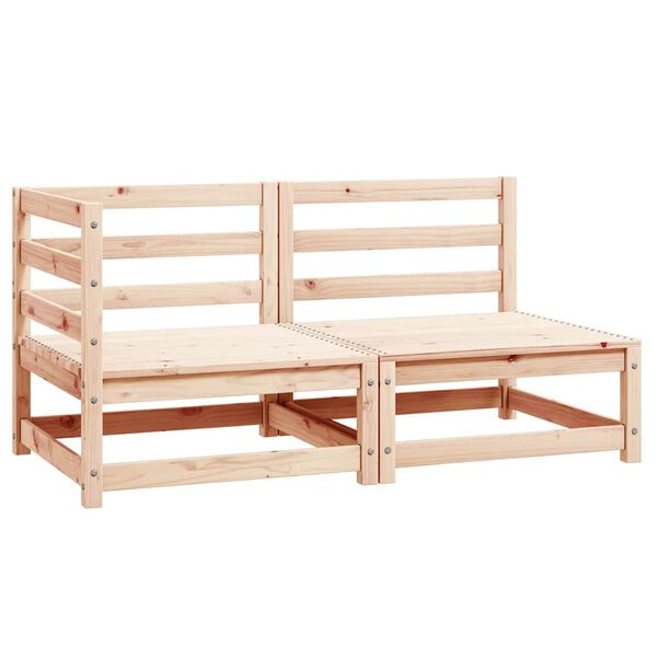 vidaXL 2-osaline aiamööbli komplekt männipuit