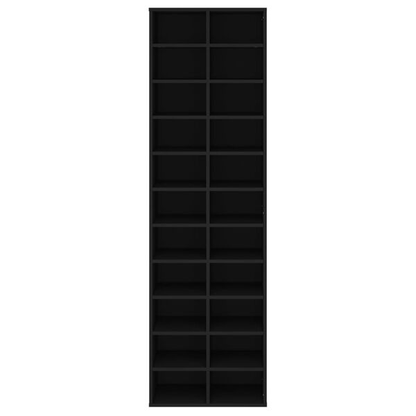 vidaXL kingakapp, must, 54 x 34 x 183 cm, tehispuit