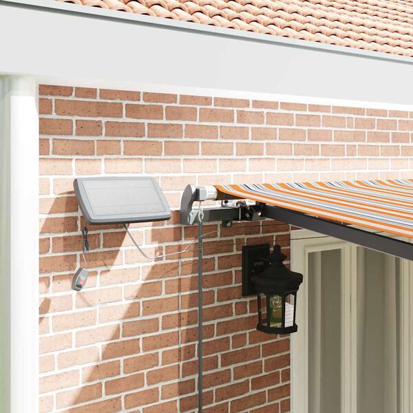 vidaXL K&auml;igukohandatav varikatus Mitmev&auml;rviline 600 &times; 300 cm kangas