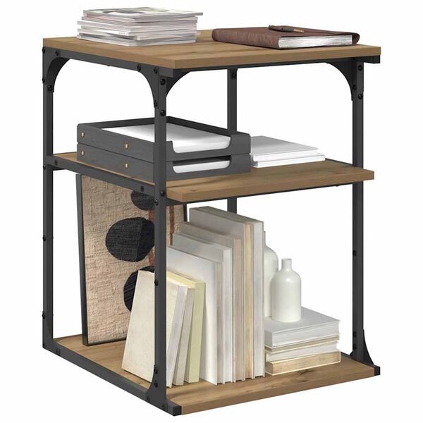 vidaXL Printeri alus K&auml;sit&ouml;&ouml;puu 43 x 48 x 64 cm Tehispuit