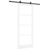 vidaXL Libisev uks ORKDAL Valge ja must 93 x 232 cm
