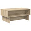 vidaXL Kohvilaud Sonoma tamm 80 x 46 x 35 cm Tehispuit