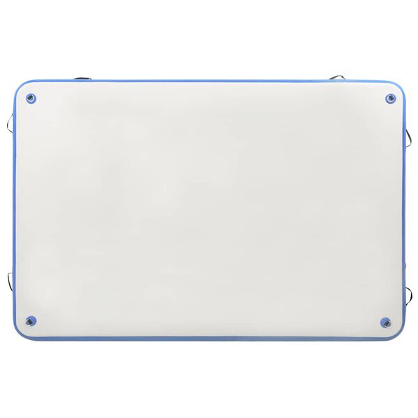 vidaXL täispumbatav ujumisplatvorm, sinine ja valge, 200x150x15 cm