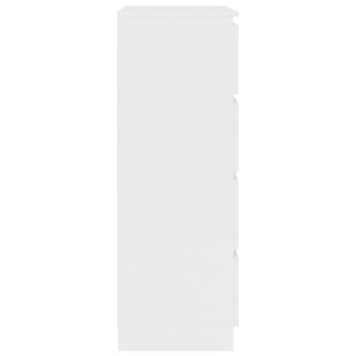 vidaXL puhvetkapp, valge, 60x35x98,5 cm tehispuit