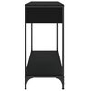 vidaXL konsoollaud, must, 100 x 34,5 x 75 cm, tehispuit