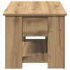 vidaXL diivanilaud Artisan tamm 79x49x41 cm Engineered Wood