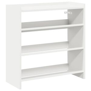 vidaXL kingariiul, valge, 60 x 25 x 62 cm, tehispuit