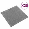 vidaXL Vaip 20 pcs Hall 50 x 50 cm 100% pol&uuml;prop&uuml;leen