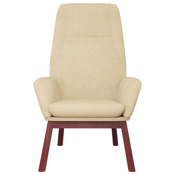 vidaXL puhketool, kreemjas, kangas