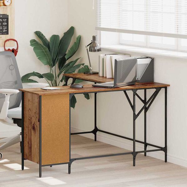 vidaXL Laud Vana puit 141 x 141 x 75 cm Tehispuit