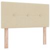 vidaXL Karbi vedrumadrats madratsiga peaga cream 200 x 90 cm Pol&uuml;ester