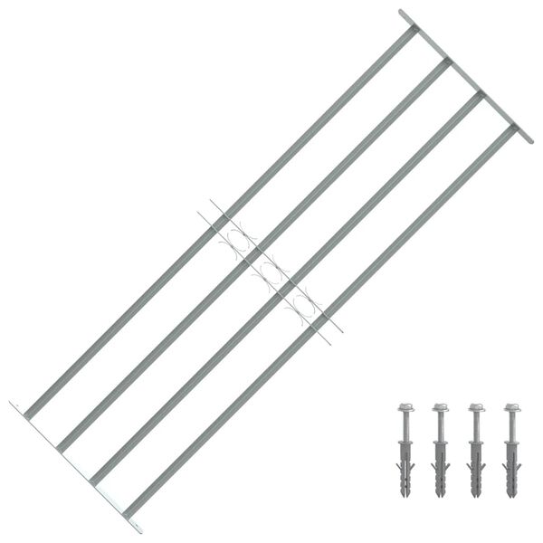 Reguleeritavad akende turvatrellid 4 p&otilde;iki trelliga 1000-1500 mm