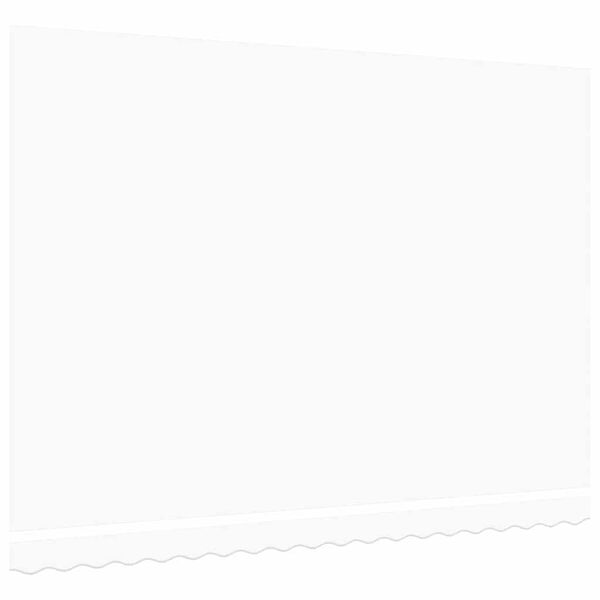 vidaXL Varikatuse asenduskangas Valge 430 x 295 cm Pol&uuml;ester