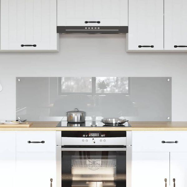 vidaXL K&ouml;gi Splashback 2 pcs Helehall 70 x 40 cm karastatud klaas