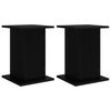 vidaXL Taimede alus 2 tk Must 30,5 x 30 x 43 cm Tehispuit