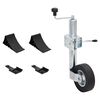 vidaXL haagise tugiratas 60 mm klambri ja t&otilde;kiskingadega
