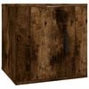 vidaXL seinale kinnitatav telerikapp, suitsutatud tamm, 40x34,5x40 cm