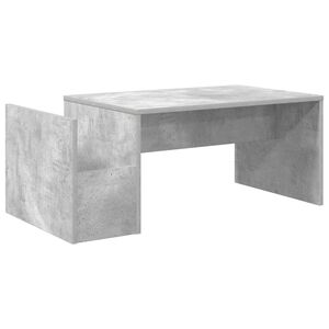 vidaXL Kohvilaud Betoonhall 90 x 45 x 35 cm Tehispuit