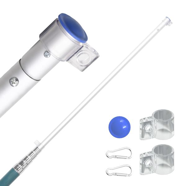 vidaXL Itaalia lipp ja lipumast, 5,55 m, alumiinium