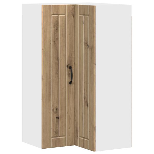 vidaXL K&ouml;&ouml;gikapp Lucca Artisan tamm 57 x 57 x 100 cm Tehispuit