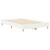 vidaXL Voodi raam Valge 137 x 190 cm Tehispuit