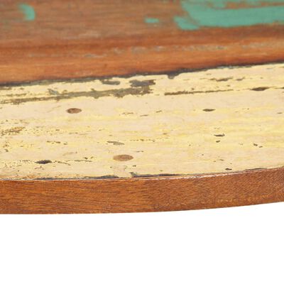 vidaXL ümmargune lauaplaat 50 cm 15–16 mm toekas taaskasutatud puit