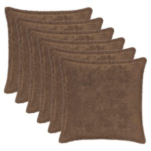 vidaXL Diivanipadi 6 tk HOUTEN Helepruun 30 x 30 cm Vale k&uuml;&uuml;liku