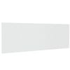 vidaXL seinale kinnitatav voodipeats, valge, 240x1,5x80 cm, tehispuit