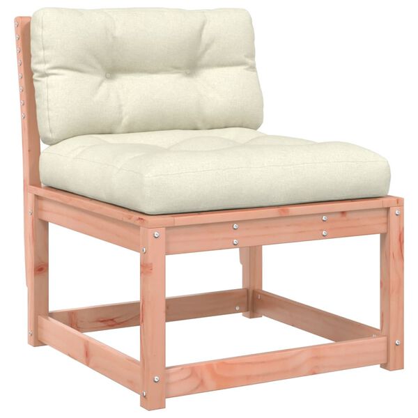 vidaXL 6-osaline aiadiivani komplekt patjadega, ebatsuuga puit