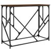 vidaXL konsoollaud, pruun tamm, 100x40x80 cm, tehispuit