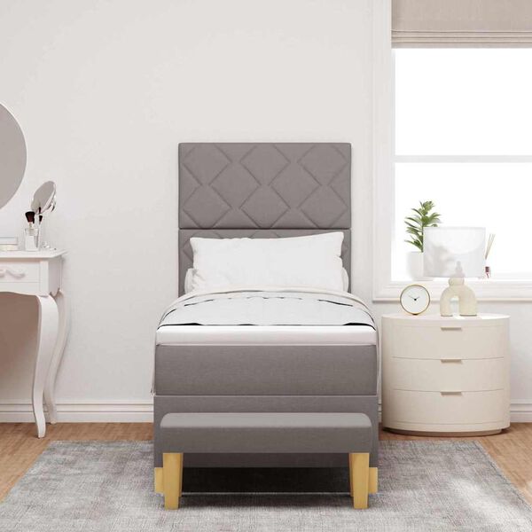 vidaXL Karbi vedrumadrats madratsiga Pruunikashall 80 x 200 cm kangas