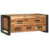 vidaXL Kohvilaud sahtliga Pruun 90 x 50 x 38 cm Tugev akatsiapuu