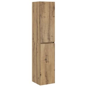 vidaXL Seinale kinnitatav vannitoikapp Artisan tamm 33 x 34,5 x 160 cm