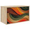 vidaXL Seinale paigaldatav TV kapp BONN 69 x 33 x 40 cm Sonoma tamm