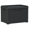 vidaXL aia hoiukast, antratsiithall, 125 l, PP