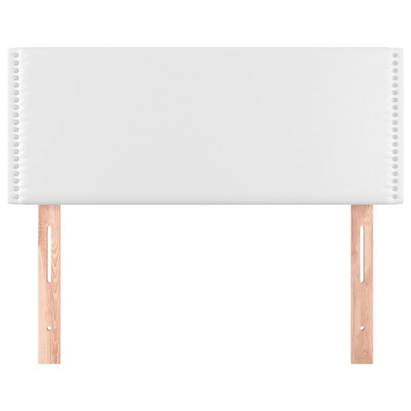 vidaXL voodipeats valge 80x5x78/88 cm kunstnahk