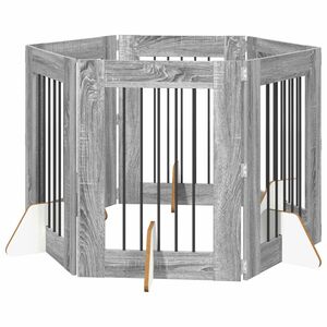 vidaXL Koerav&auml;rav koos aluspuudega 6 pcs Hall Sonoma 60 x 80 cm