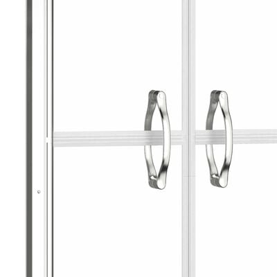 vidaXL dušinurga uks, läbipaistev, ESG, 81 x 190 cm