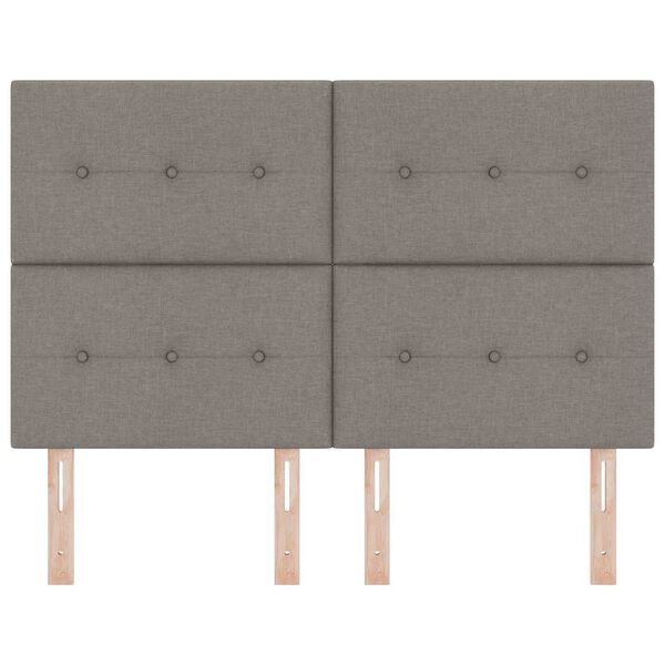 vidaXL K&otilde;rguse reguleeritav voodipea peaga Pruunikashall 160 cm kangas