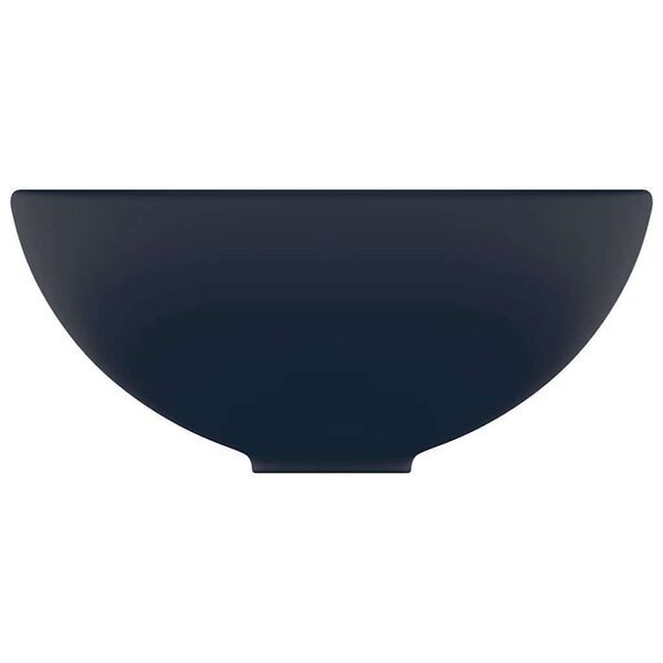 vidaXL luksuslik valamu &uuml;mar, matt tumesinine, 32,5x14 cm, keraamiline