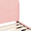 vidaXL Laste voodiraam peatoega peaga Roosa 90 x 200 cm Lammaste riie