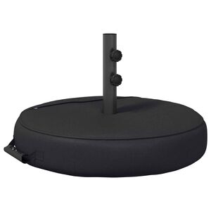 vidaXL Patio vihmavarju alus 50 x 50 cm Teras Must