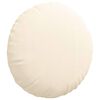 vidaXL Istumispatjad 2 pcs cream &Oslash; 80 cm Korter kangas