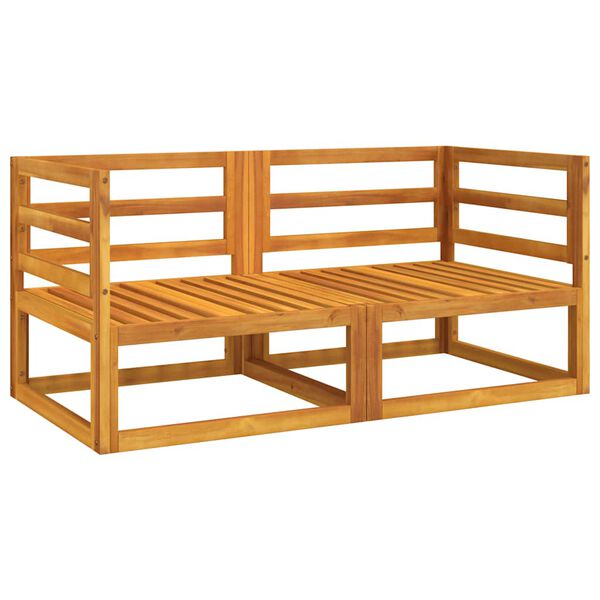 vidaXL sektsioon nurgadiivanid, 2 tk, pruunikashallid padjad, akaatsia