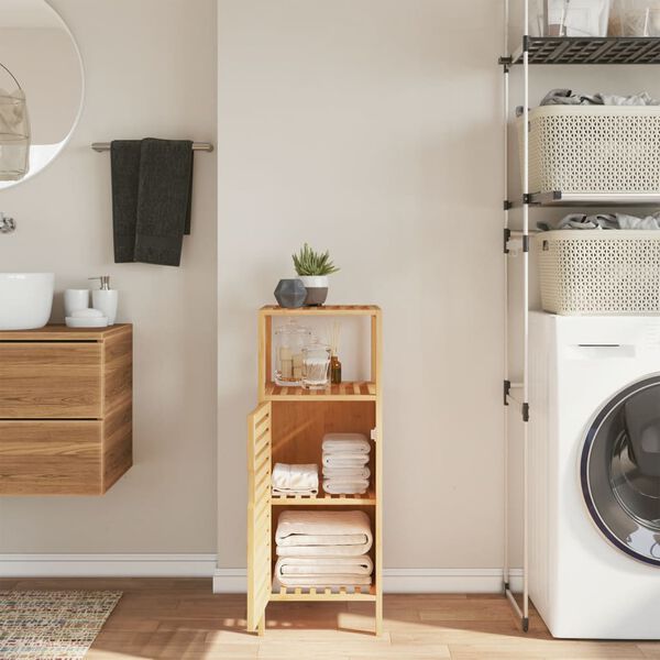 vidaXL riiuliga vannitoakapp, 36 x 33 x 87 cm