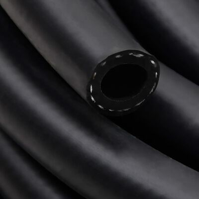 vidaXL hübriid õhuvoolik, must, 0,6" 10 m, kumm ja PVC
