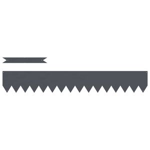 vidaXL Murupiire 10 pcs Antratsiit 100 x 0.05 x 20 cm