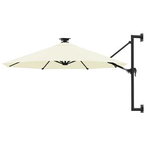 vidaXL seinale kinnitatav aia p&auml;ikesevari metallpostiga 300 cm, liiv